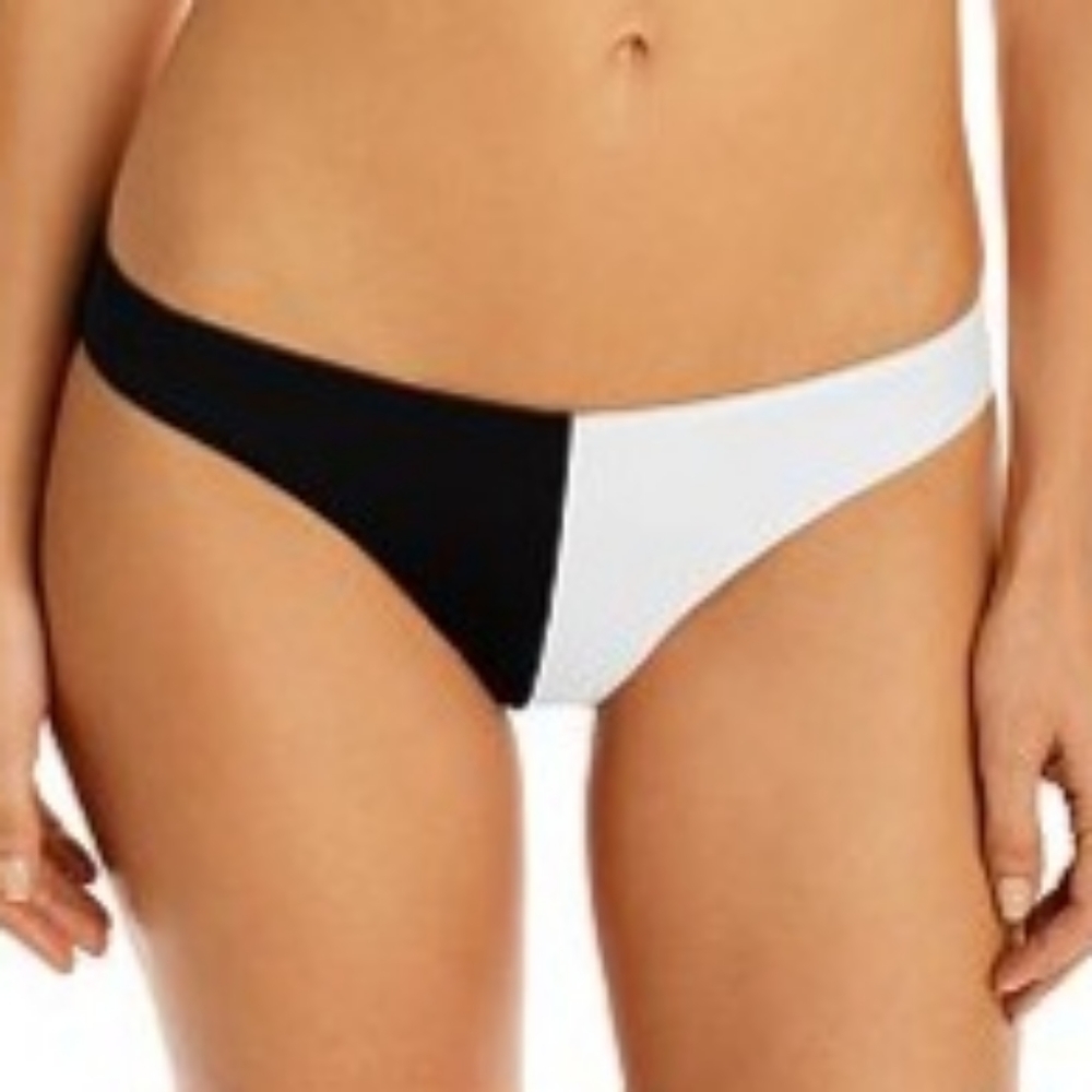 Aqua Swim Color Blocked Bikini Bottoms Size Large - Brand New